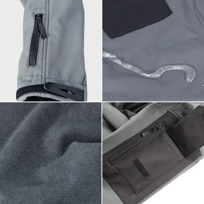 Herrjacka Softshell Taktisk Vattenavvisande Material-3