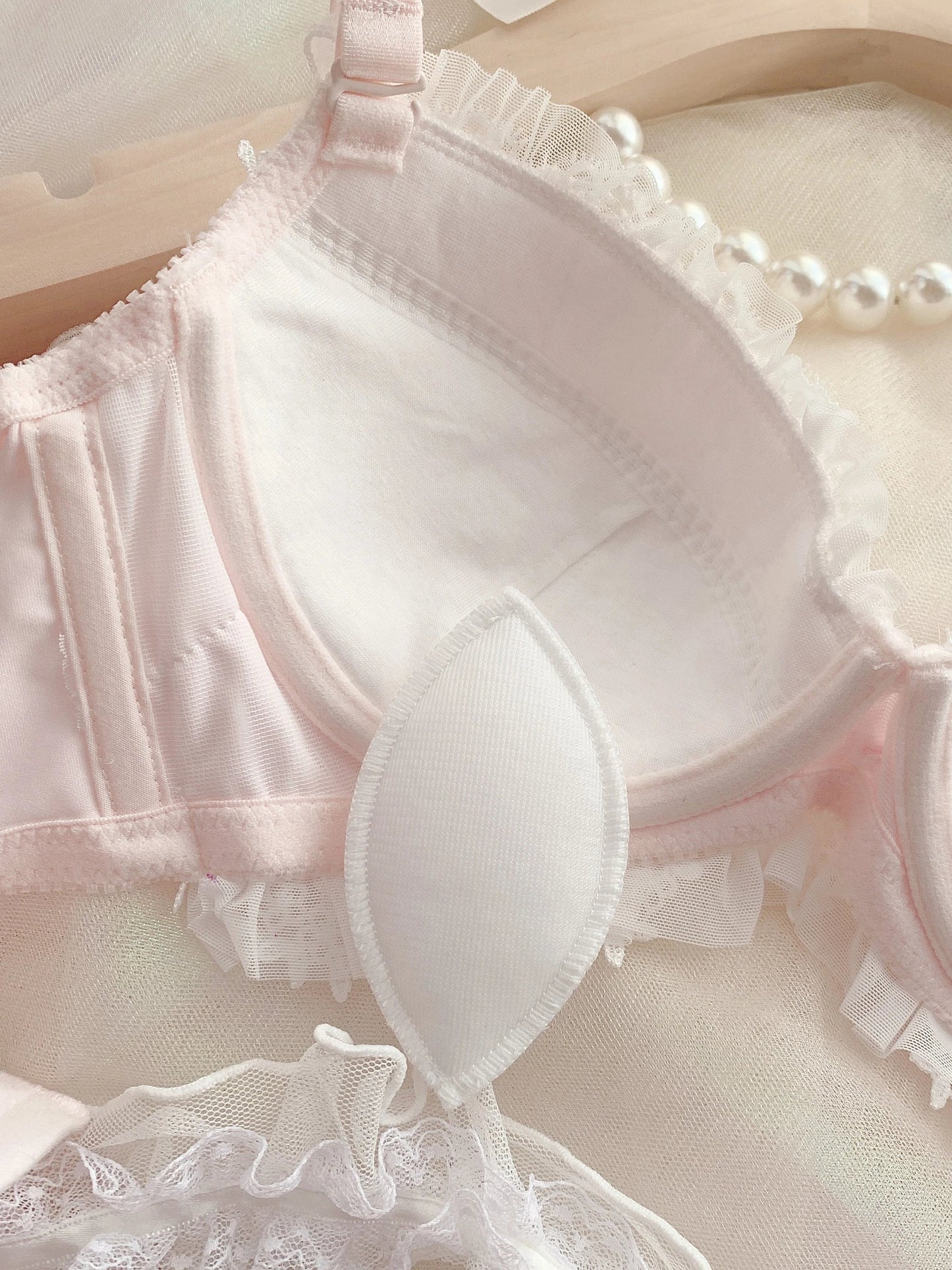 Dam Push-up BH Patchwork Design Bomull och Modal-4