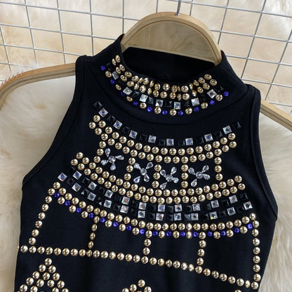 Snygga Byxor Dam Geometrisk Stil Medium Midjehöjd Polyester 6