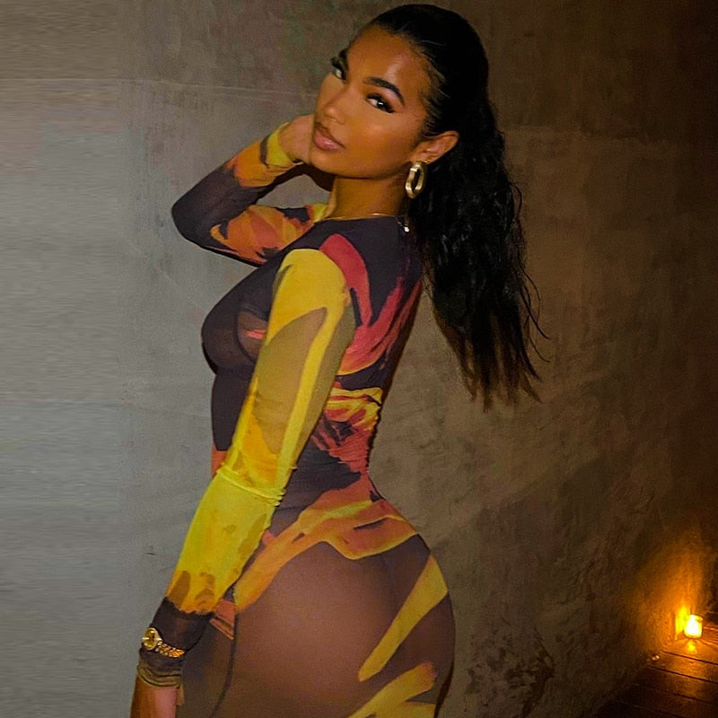 Maxiklänning Dam Bredskuren Polyester Ankellång-2