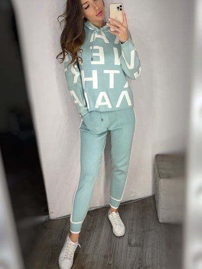 Kvinnors Långa Byxor Rak Viskos-5