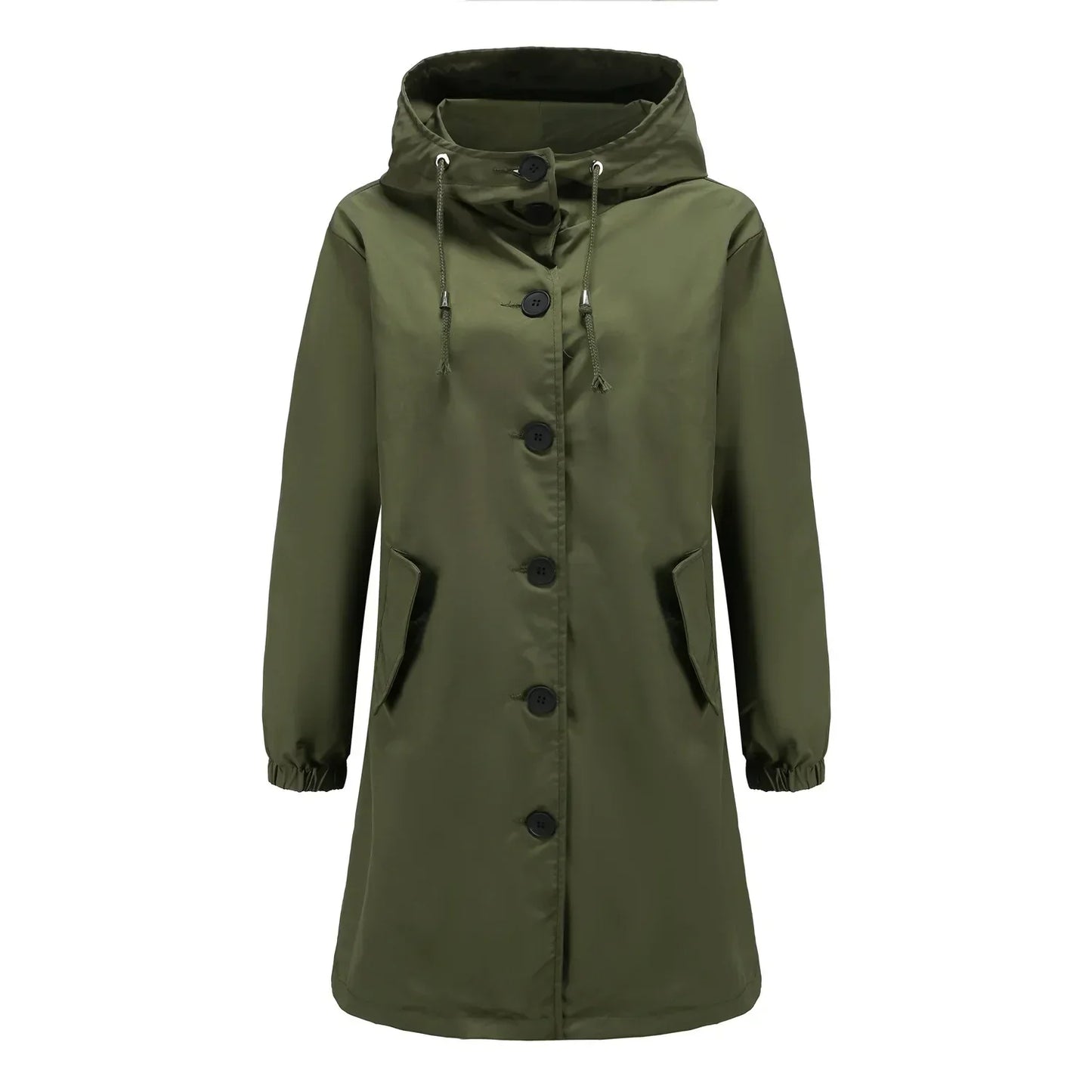 Variant image for Dam Trenchcoat Vattenavvisande Klassisk Stil Långt Tyg-5