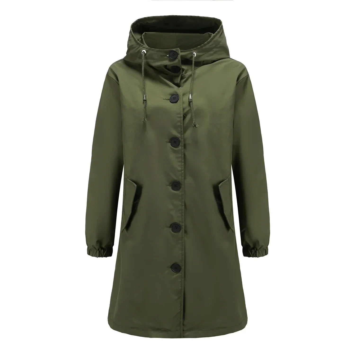 Variant image for Dam Trenchcoat Vattenavvisande Klassisk Stil Långt Tyg-5