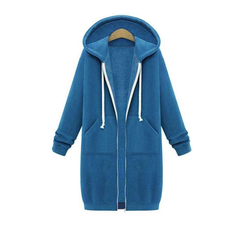 Damjacka Sweatshirt i Traditionell Snitt - Högkvalitativ Jacka för Dam, Elegant och Bekväm Passform 8