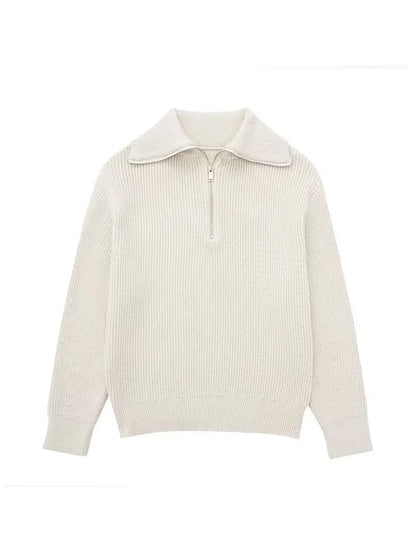 Variant image for Herr Tröja Retro Randig Dragkedja Mjuk Akrylblandning-26