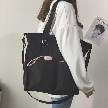 Kvinnors Vattentät Crossbody Väska Rymlig Oxford med Dragkedja 2
