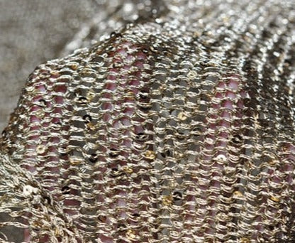 Dam Tank Top Paljetter Nylonblandning-5