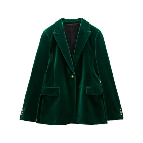 Dam Blazer Elegant Polyester för Formella Tillfällen 1