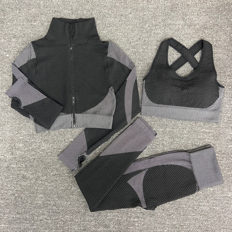 Variant image for Dam Sportset Yoga Monokrom Nylon-31