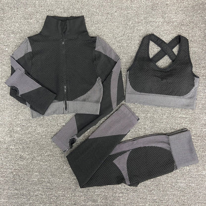 Variant image for Dam Sportset Yoga Monokrom Nylon-31