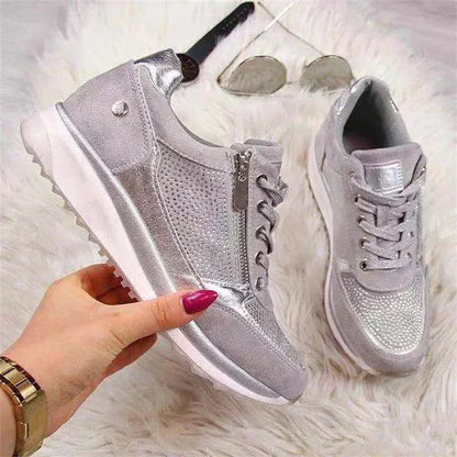 Kvinnors Ortopediska Sneakers Lätta Andningsbara Material för Aktiv Livsstil 8