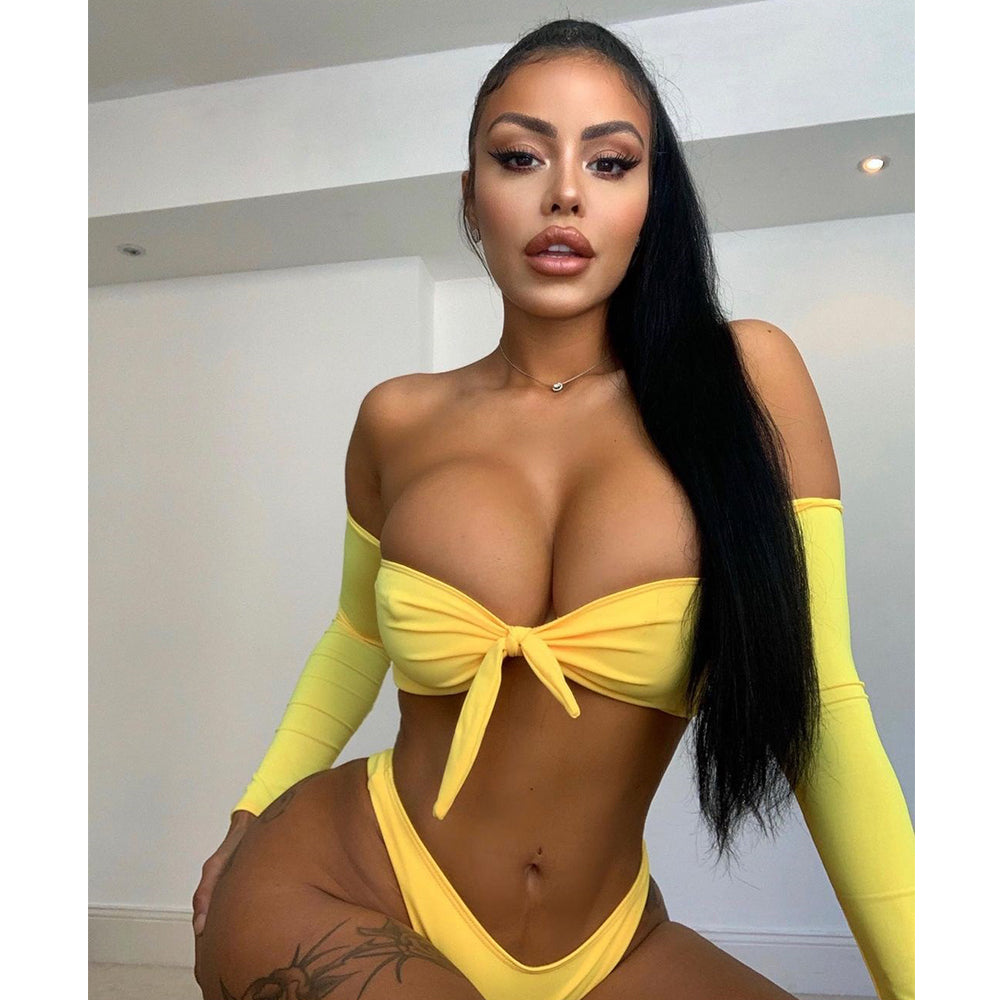 Dam Bikini Set Axelfri Polyester Spandex-2