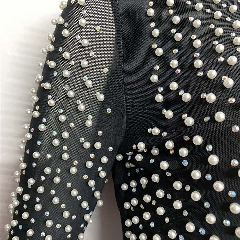 Dam Skördetopp Monokrom Polyester Spandex-5