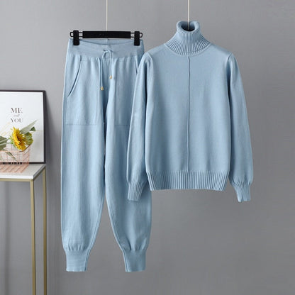 Variant image for Dam Byxor Jogger Stil Med Resår I Midjan Viskos Snygga Byxor-9