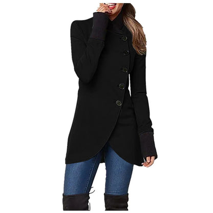 Damjacka Modern Design Mjuk Bomull Återvunnen Polyester 10