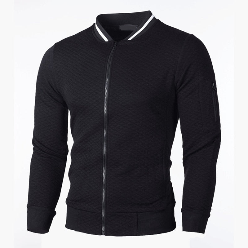 Svart Dunväst Herr Slim Fit med Rutigt Mönster – 100% Polyester, Mångsidig och Sportig Design 6