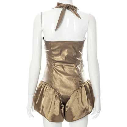 Monokrom Festtopp Dam i Polyester-Spandex – Normal Passform, Elegant och Bekväm Topp för Vardags och Fest 4