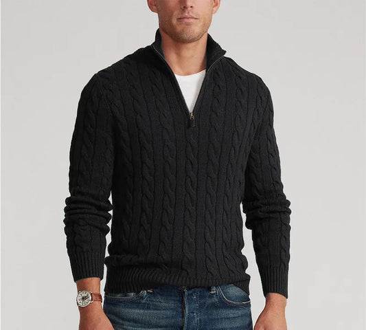 Herren Sweatjacka Modern Design Dragkedja Mjuk Material-1