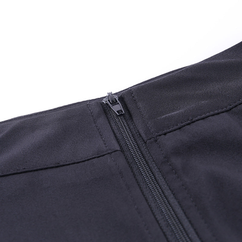 Dam Mini Kjol A-linjeformad Bomull och Polyester-5