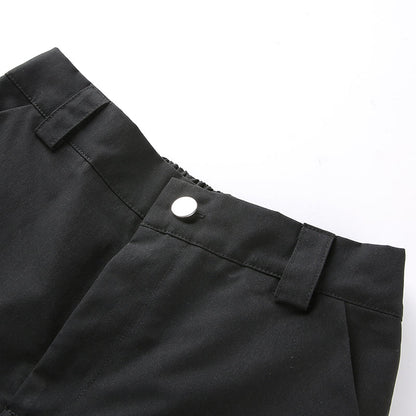 Herr Lastbyxor Snaps Spännstil Polyester Lång-6