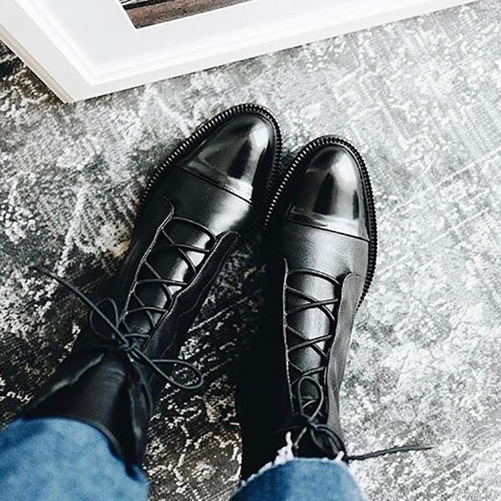 Dam Skor Ortopediska med Bekväm Design i Syntet Läder – Ergonomisk Passform och Elegant Stil, Storlek 36-41 6