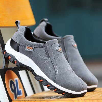 Variant image for Herr Sneakers Slip-On Andningsbart Material med Elastiska Insatser-32