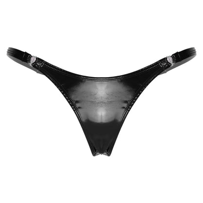 Dam Stringtanga Öppen Design Nylon-6