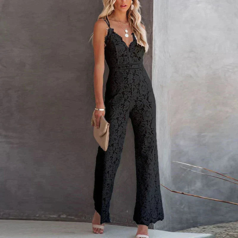 Dam Overall Mönstrad Elastisk Midja Polyester-6