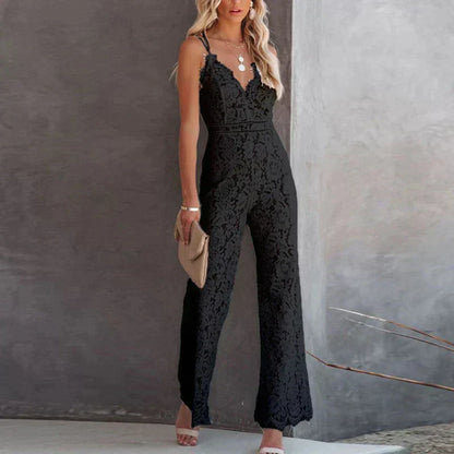 Dam Overall Mönstrad Elastisk Midja Polyester-6