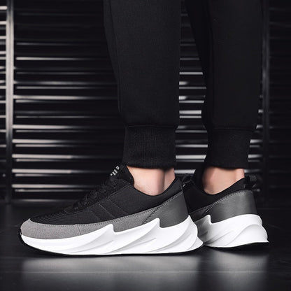 Unisex Sneakers Sportig Design Textil Syntet-4