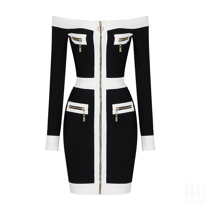 Kvinnors Axelfri Klänning Elegant Polyester 5