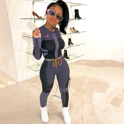 Snygga Byxor Dam Lång Bomull med Randig Accent-6