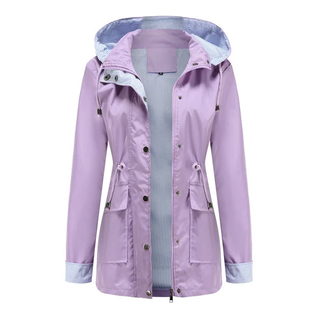 Variant image for Junior Vindbrytare Jacka med Huva Vattenavvisande Polyester-1