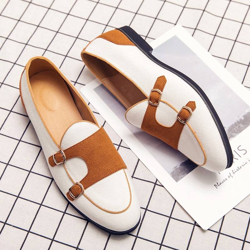 Herrskor Slip-on Elegant Läder för Komfort och Stil-5