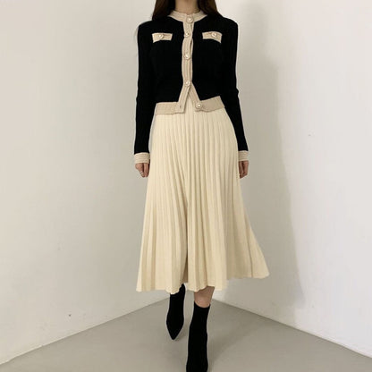 Kvinnors Kjoluppsättning Elegant Akryl Polyester-4