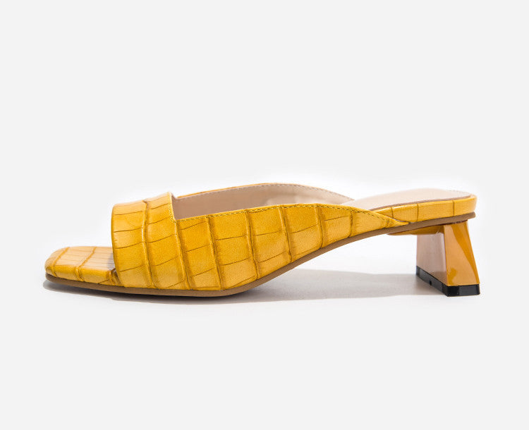 Dam Slippers Unika Tryck PU Material 2