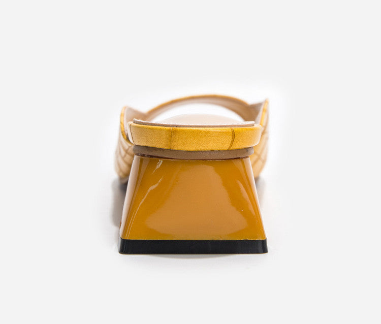 Dam Slippers Unika Tryck PU Material 3