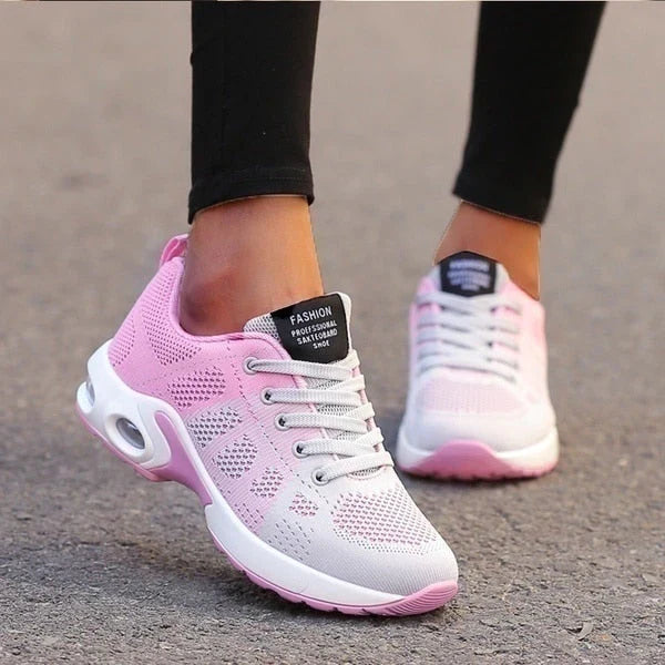 Dam Sneakers Ortopedisk Design Gummi Sula Andningsbart Ull-5