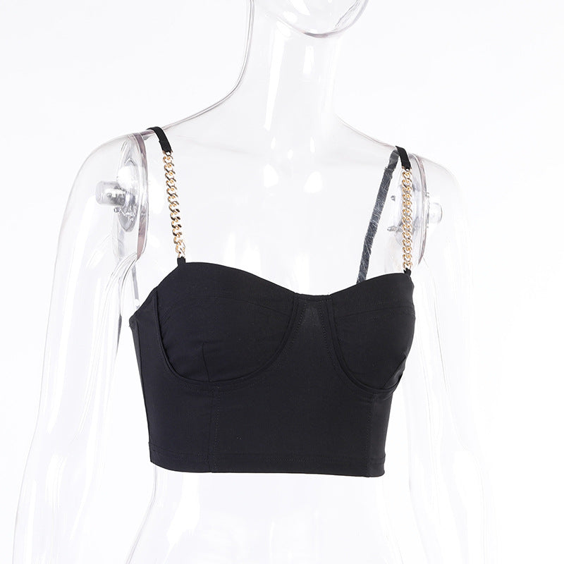 Tjejers Spaghetti Top Kedjedekoration Polyester 5