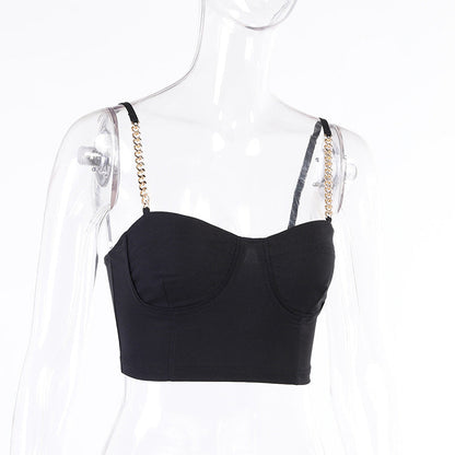 Tjejers Spaghetti Top Kedjedekoration Polyester 5