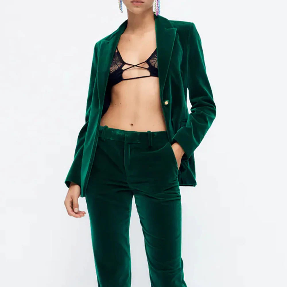 Dam Blazer Elegant Polyester för Formella Tillfällen 3