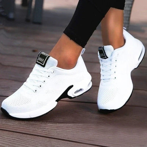 Dam Sneakers Ortopedisk Design Gummi Sula Andningsbart Ull-1