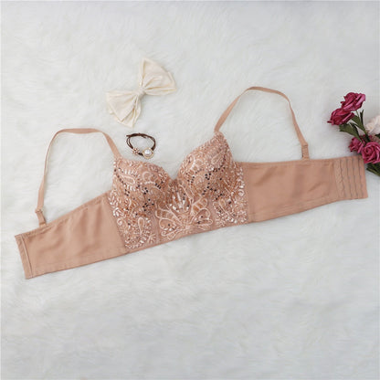 Dam Spaghetti Topp Paljett Polyester Glittrig För Fest och Vardag 5