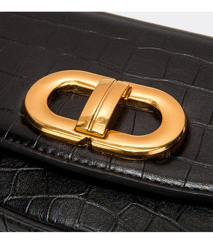 Dam Axelväska Djurtryck PU-Läder med Kedjedetaljer-6