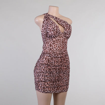 Kvinnors Miniklänning Dubbla Remmar Polyester Spandex 5