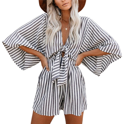 Dam PlaySuit Avslappnad Polyester med Slinga-5
