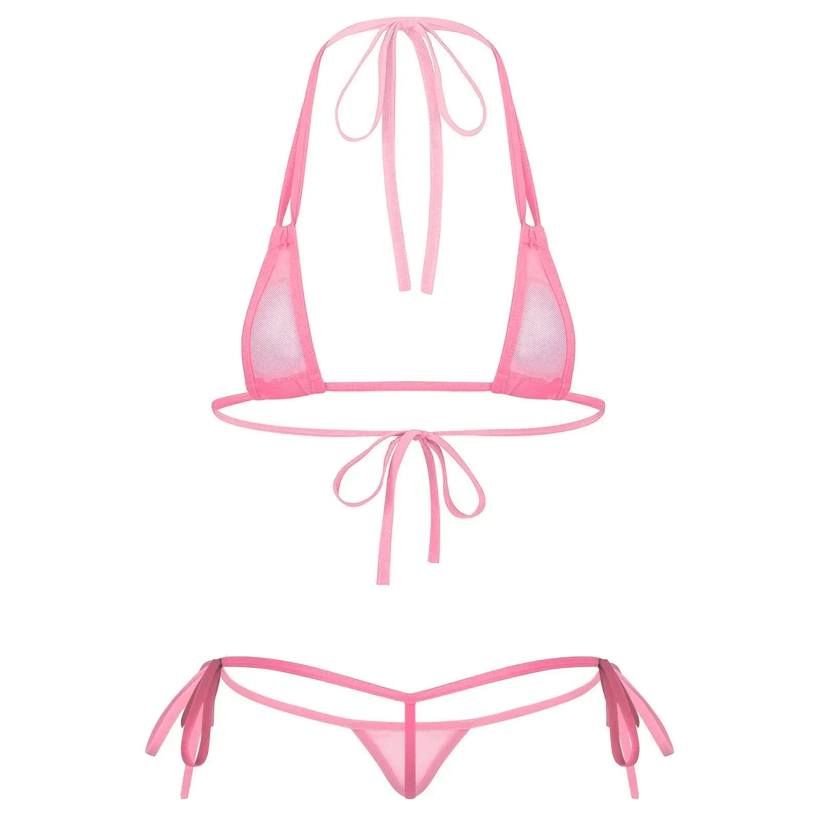 Dam Bikiniuppsättning Polyester Spandex-1