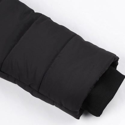 Lång Vinterjacka Dam Fleecefodrad Vattenavvisande Bomull-Polyester-3