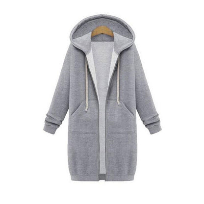 Damjacka Sweatshirt i Traditionell Snitt - Högkvalitativ Jacka för Dam, Elegant och Bekväm Passform 10