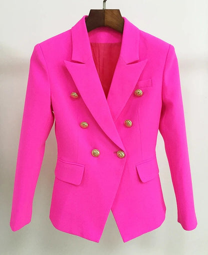 Variant image for Dam Blazer Elegant Monokrom Polyester-Bomull-2